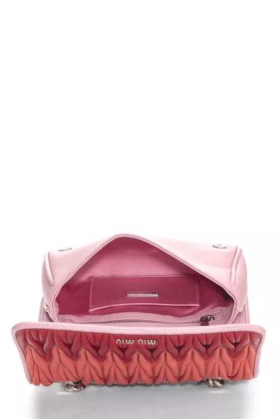 Pink Nappa Chain Flap Club Shoulder Bag, , large image number 5