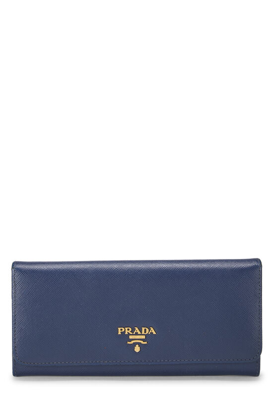 Navy Saffiano Continental Wallet, , large image number 0
