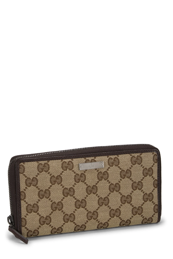 Original GG Canvas Zip Around Wallet, , large image number 1