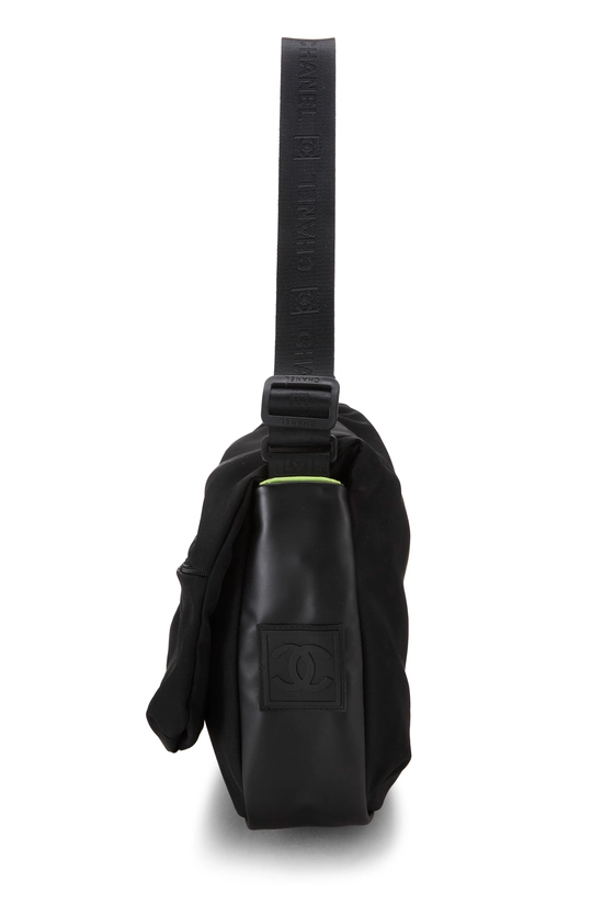 Black Nylon Sportline Messenger, , large image number 2
