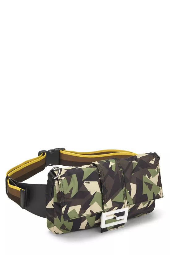 Multicolor Nylon Baguette Belt Bag, , large image number 1