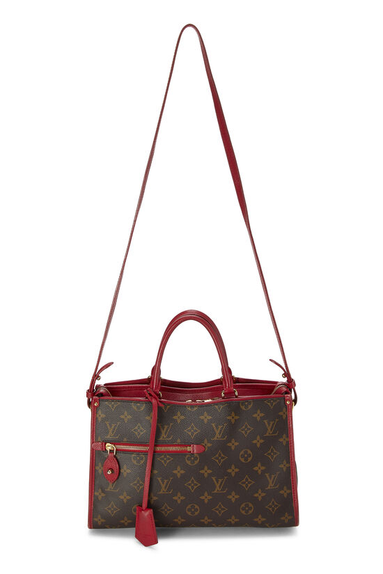Red & Monogram Canvas Popincourt PM NM, , large image number 2