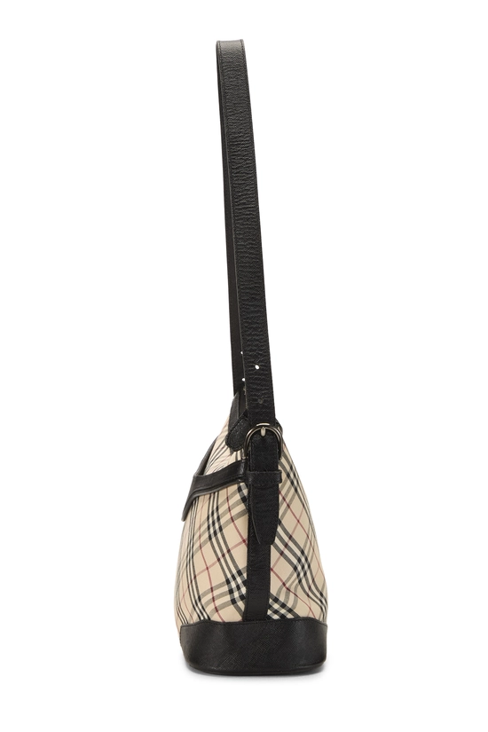 Black House Check Jacquard Shoulder Bag, , large image number 2