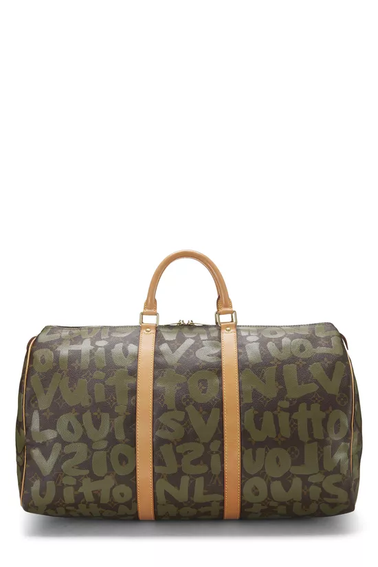 Pre-Owned Stephen Sprouse x Louis Vuitton Green Monogram Graffiti