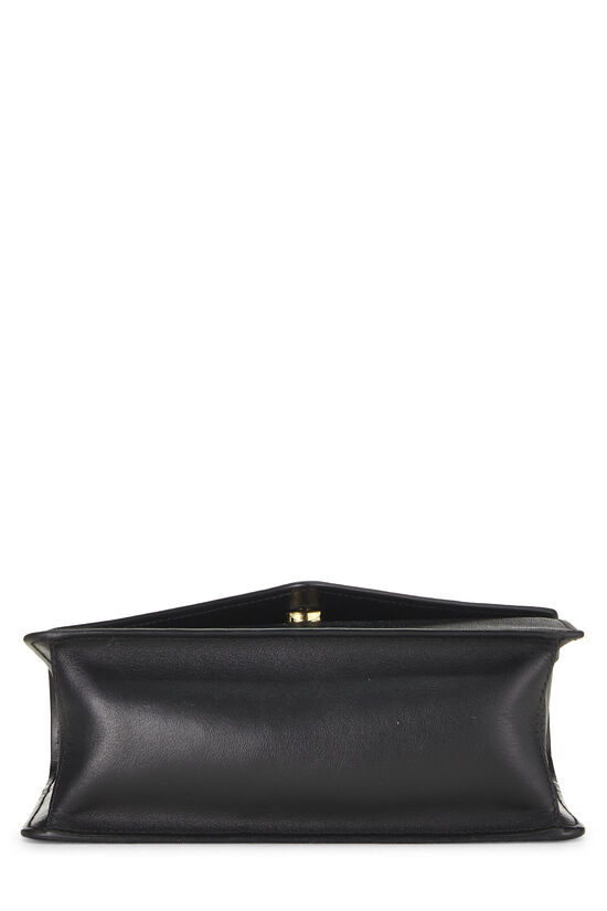 Black Saffiano Leather Envelope Shoulder Bag, , large image number 4
