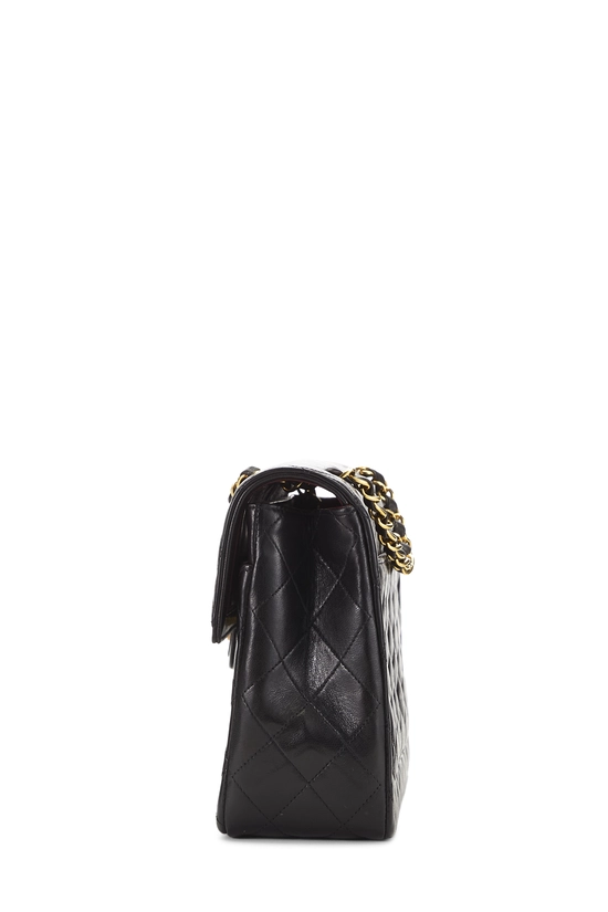 Black Quilted Lambskin Paris Limited Double Flap Medium, , large image number 2