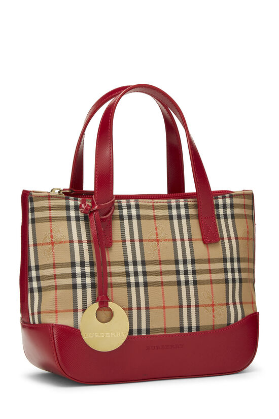 Red Haymarket Canvas Handle Bag Mini, , large image number 1
