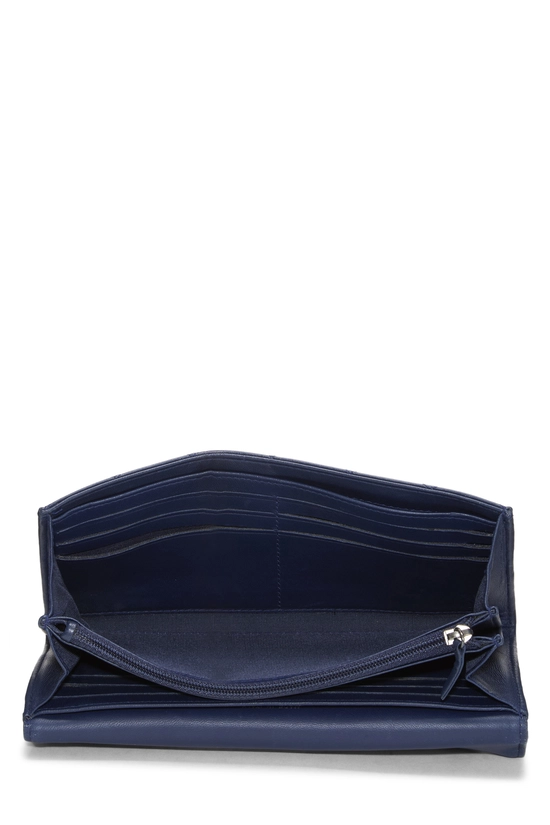 Navy Quilted Lambskin Boy Wallet, , large image number 3