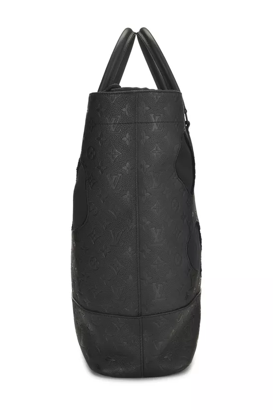 COMME DES GAR&Ccedil;ONS x Louis Vuitton Black Monogram Empreinte Bag with Holes, , large image number 2