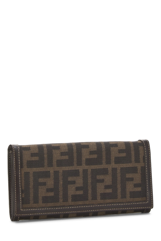 Brown Zucca Canvas Long Wallet, , large image number 1