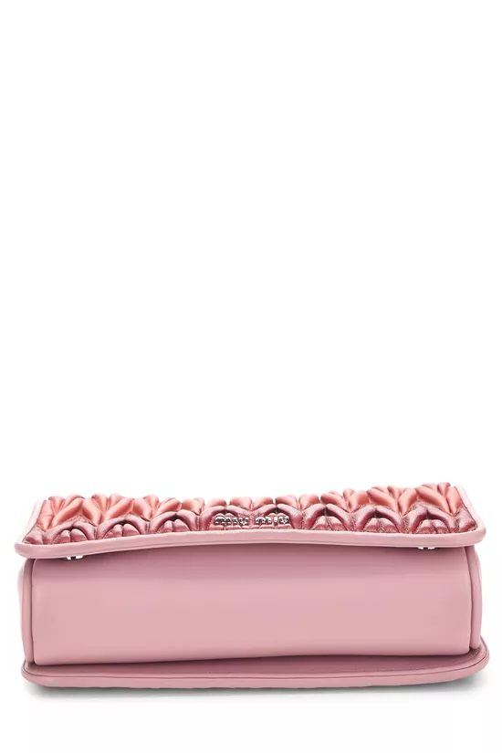 Pink Nappa Chain Flap Club Shoulder Bag, , large image number 4