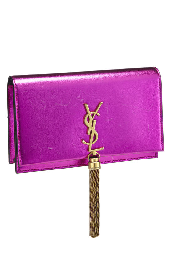 Metallic Pink Calfskin Kate Chain Bag Mini, , large image number 3