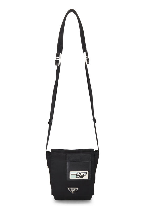 Prada Black Nylon Messenger Bag Small QNB05121KH010