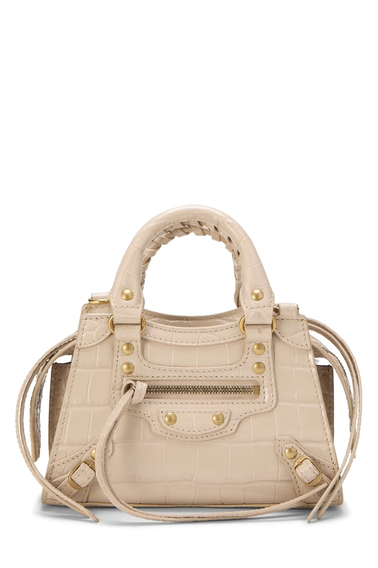 Beige Embossed Neo Classic City Nano, , large image number 0