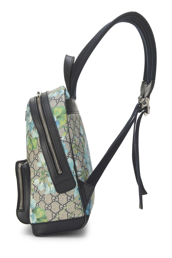 Blue GG Supreme Canvas Blooms Eden Backpack Small, , large image number 2