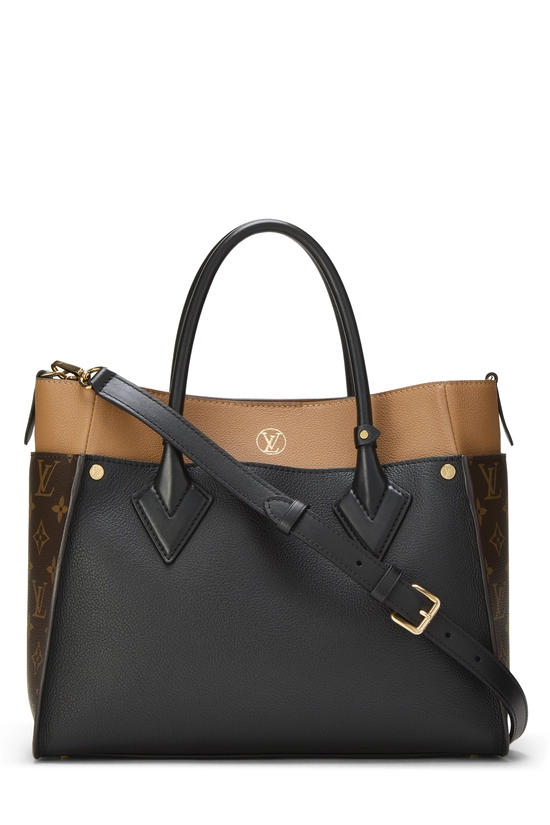 Black Calfskin Monogram On My Side MM, , large image number 3