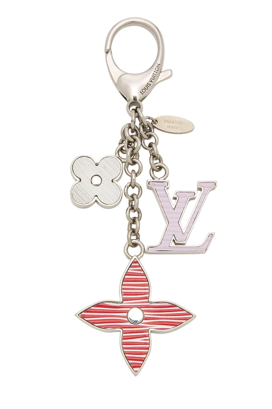 Multicolor SIlver Fleur d'Epi Bag Charm BB, , large image number 0