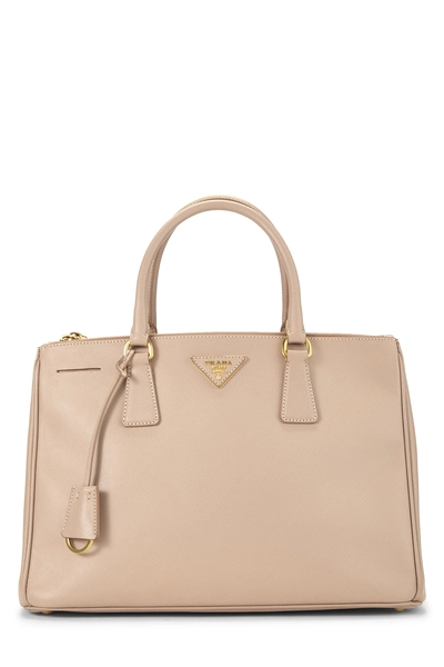 Pink Saffiano Executive Tote Medium