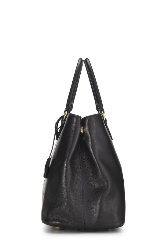 Black Glacé Calfskin Convertible Handle Bag, , large image number 2