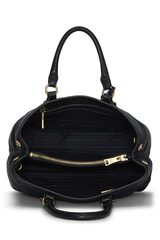 Black Nylon Convertible Tote, , large image number 6