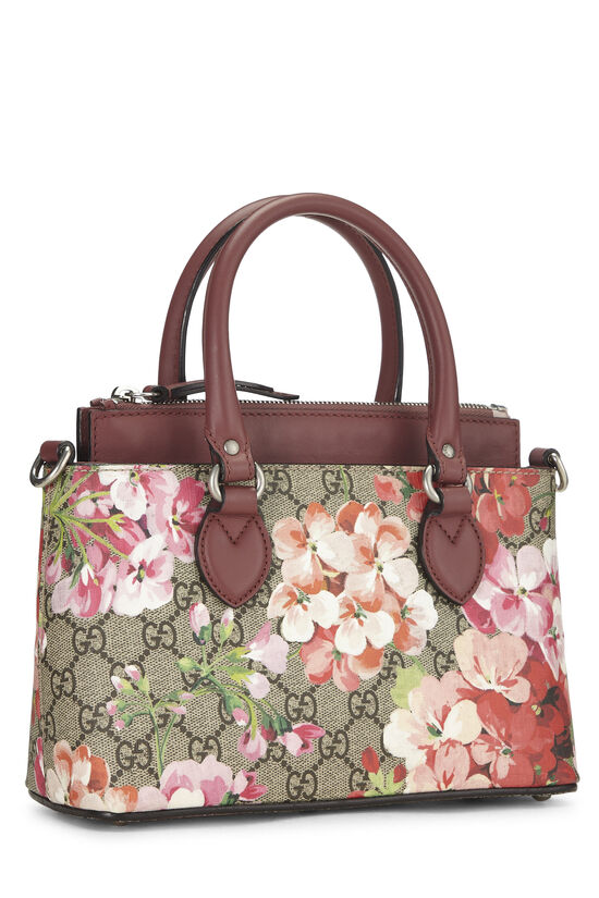 Pink GG Blooms Supreme Canvas Top Handle Tote, , large image number 1