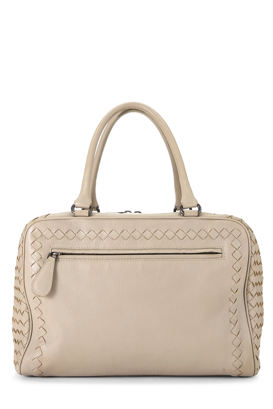 Grey Intrecciato Brera Bag Medium, , large image number 3