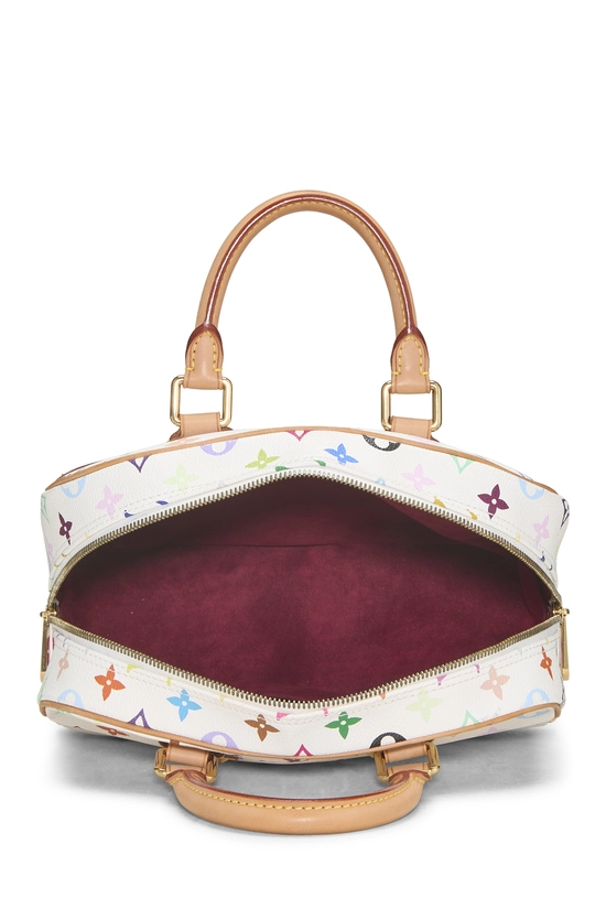 Takashi Murakami x Louis Vuitton White Monogram Multicolore Trouville, , large image number 5