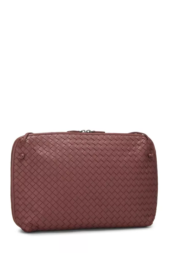 Pink Intrecciato Leather Nodini Crossbody, , large image number 1