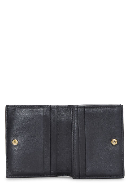 Joshua Vides x Fendi Black & White Zucca Embossed Compact Wallet, , large image number 3