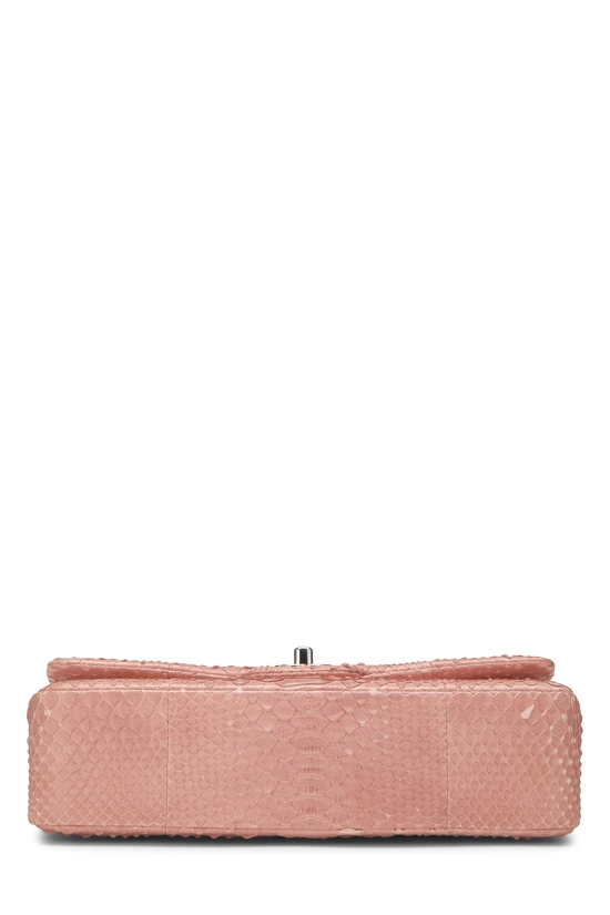 Pink Python Classic Double Flap Medium, , large image number 4