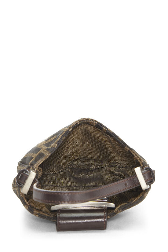 Brown Zucca Canvas Croissant Mini, , large image number 5