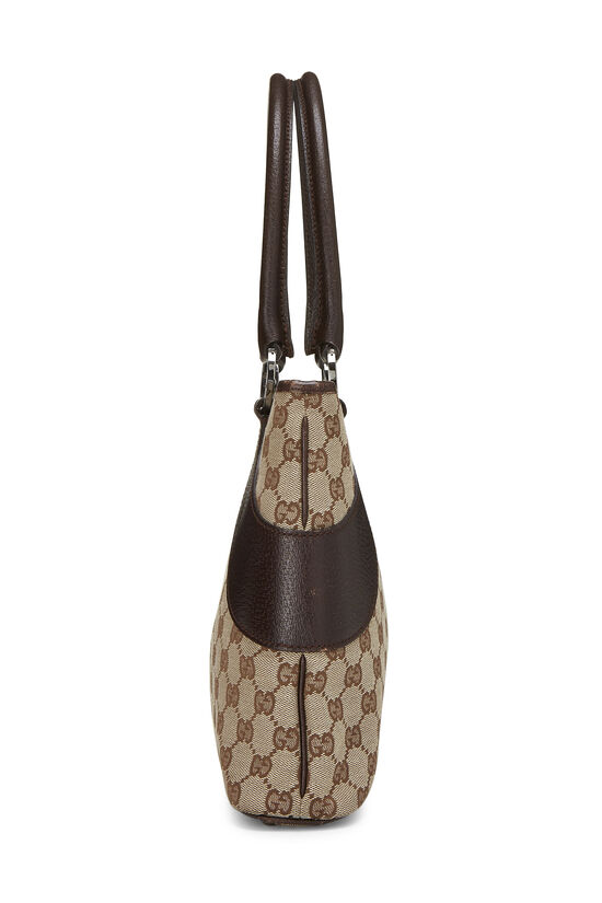 Gucci GG Canvas Shoulder Bag Brown - The Recollective