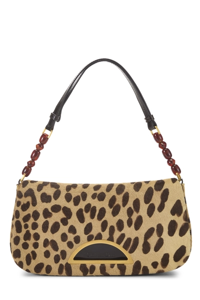 Brown Ponyhair Malice Shoulder Bag