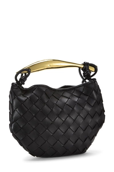 Black Intrecciato Sardine Bag Mini, , large