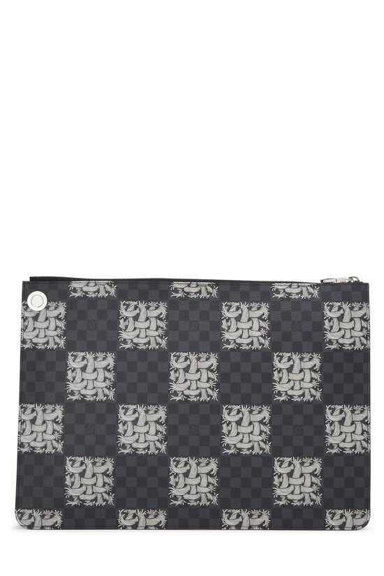black checkered louis vuittons