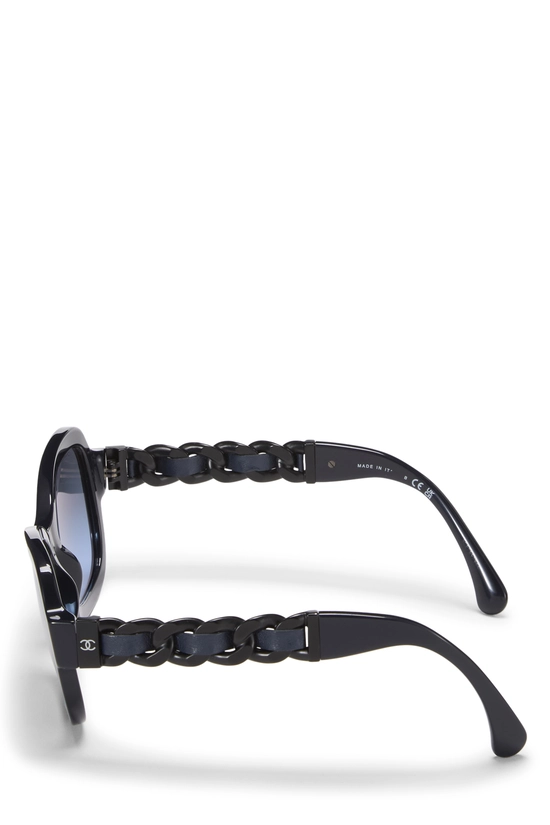 Black Acetate Sunglasses 5465, , large image number 2