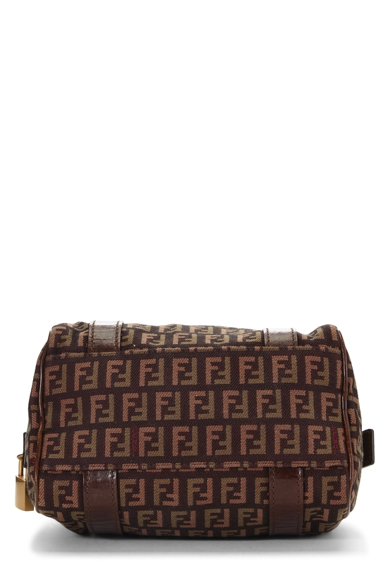 Pre-Owned Brown Zucchino Boston Bag Mini QBB04JCR0900A