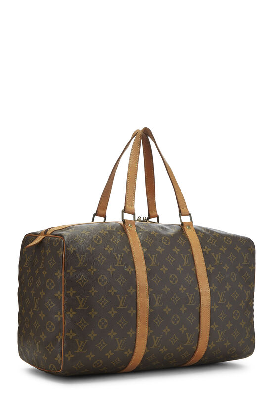 Authentic Louis Vuitton Sac Souple 35 Hand / Travel Bag w/Luggage Tag