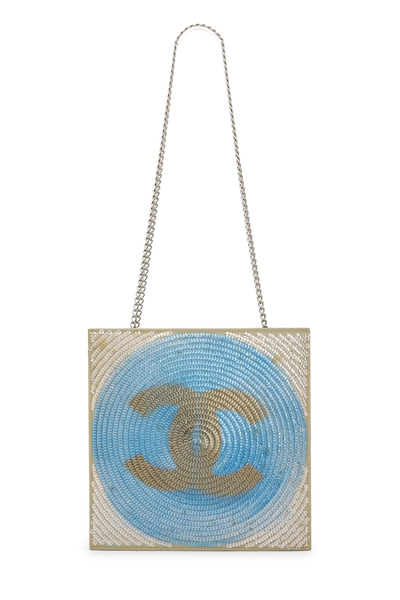 Chanel Multicolor Sequin & Grey Nylon 'CC' Shoulder Bag — photo 1