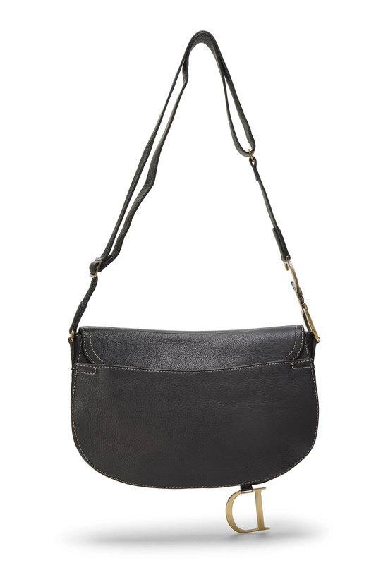 Black Calfskin Saddle Messenger, , large image number 3