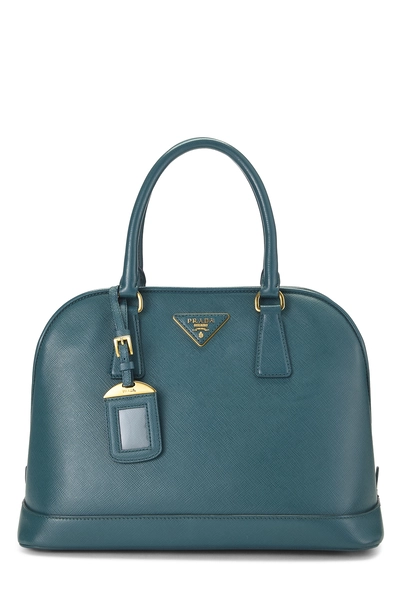 Green Saffiano Dome Tote