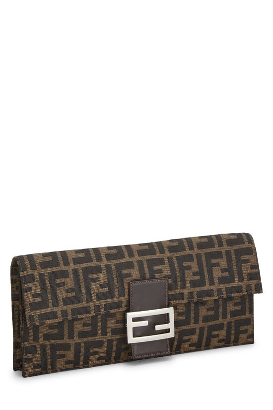 Brown Zucca Canvas Clutch, , large image number 1