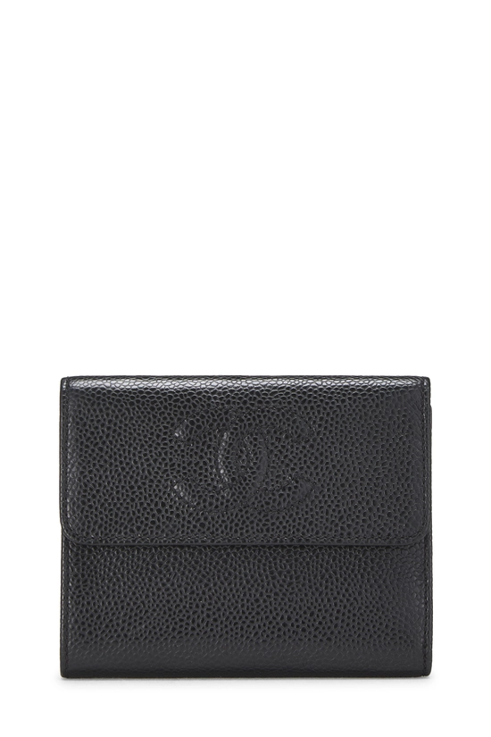 Black Caviar Timeless 'CC' Compact Wallet, , large image number 0