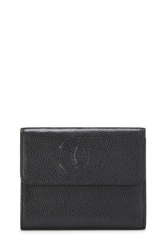 Black Caviar Timeless 'CC' Compact Wallet, , large image number 0