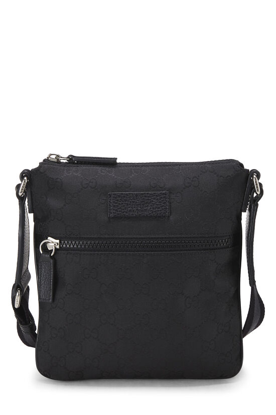 Black Original GG Canvas Double Zip Messenger Small, , large image number 0