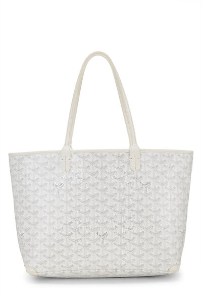 White Goyardine Canvas Artois PM