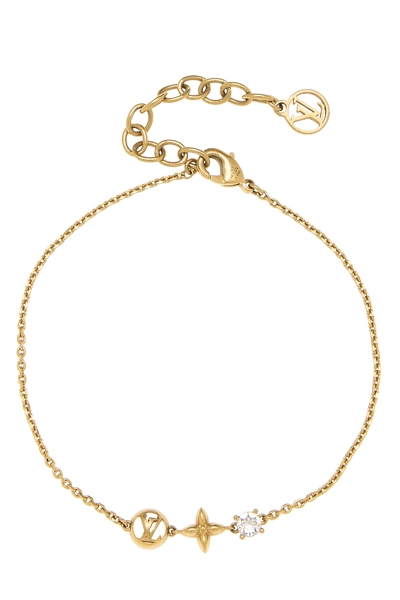 Gold & Crystal Petit Louis Bracelet