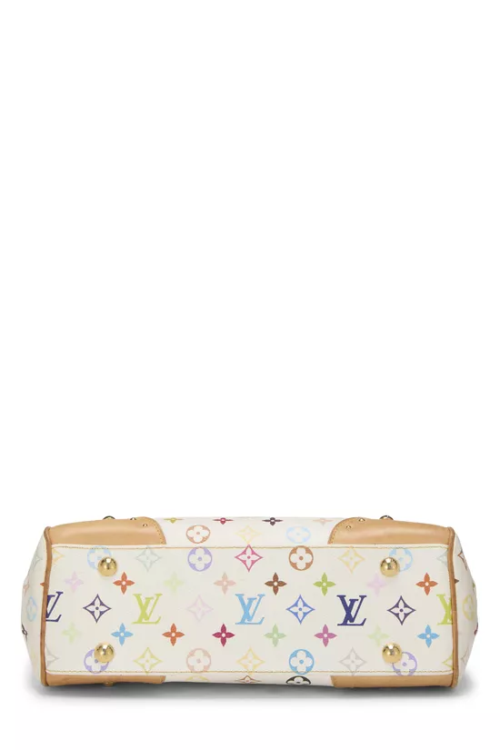Takashi Murakami x Louis Vuitton White Monogram Multicolore Beverly MM, , large image number 4