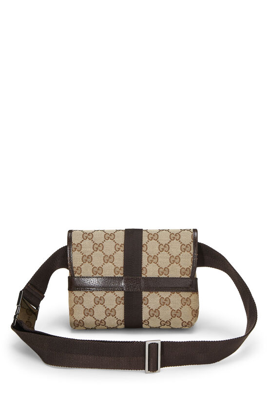 Men Gucci Messenger Bag Crossbody Shoulder Monogram Flap Canvas