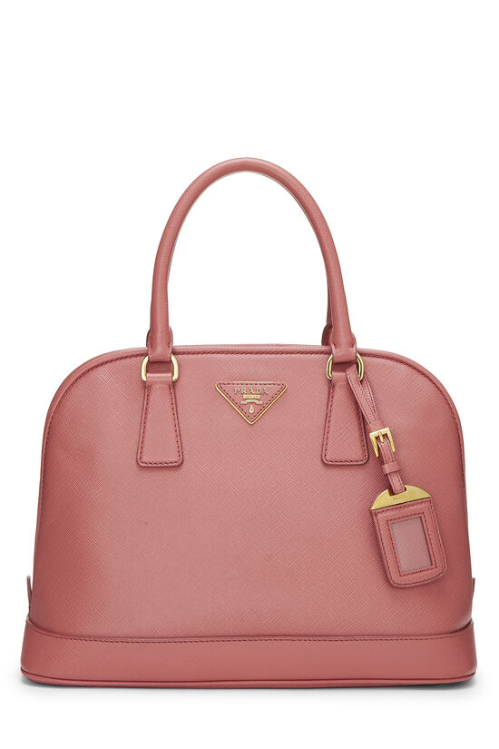 Pink Saffiano Convertible Dome Handbag, , large image number 0